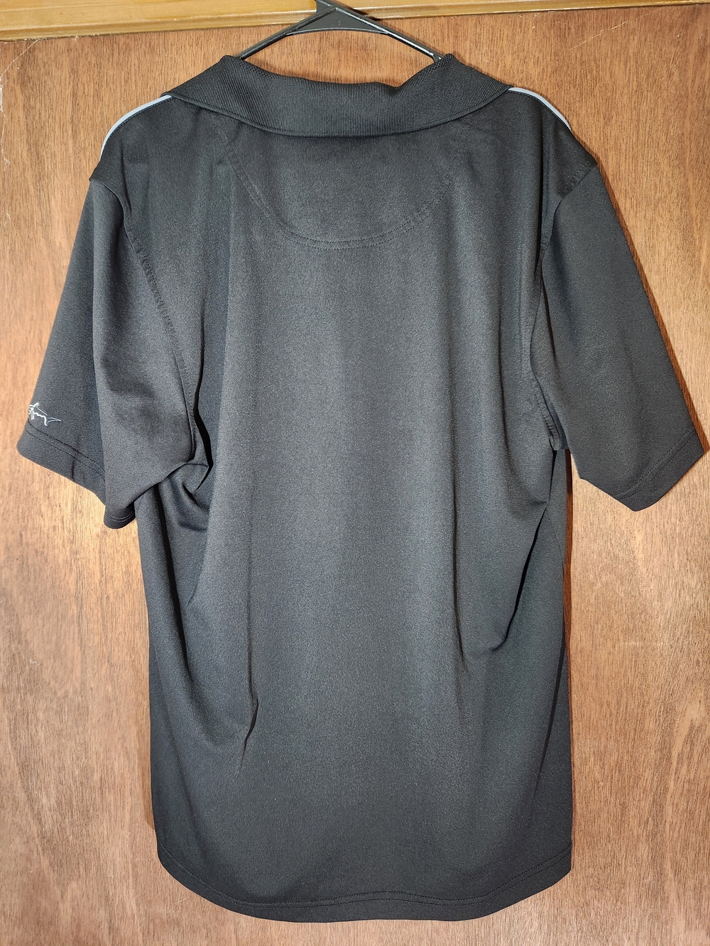 Greg Norman Shark for Tasso Elba Play Dry Men’s Golf Polo Black Size M - Picture 4 of 6